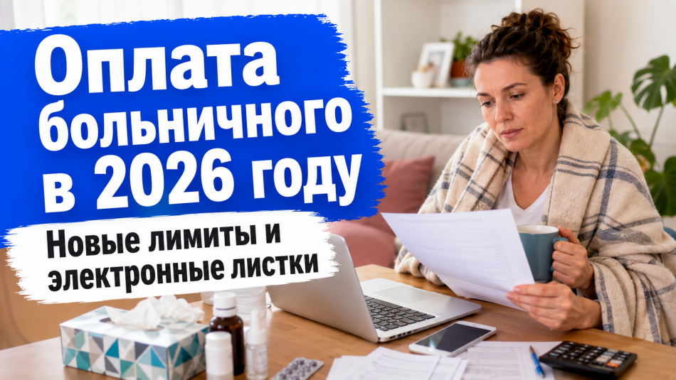 Правила оплаты больничного в 2026 году: новые лимиты и электронные листки